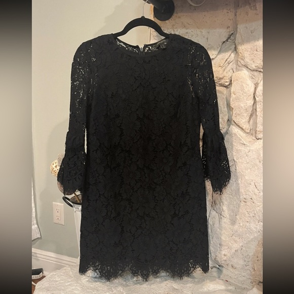 Black‎ lace Banana Republic dress size 2 - Picture 2 of 7